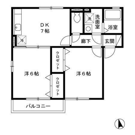 グランモア泉南の物件間取画像